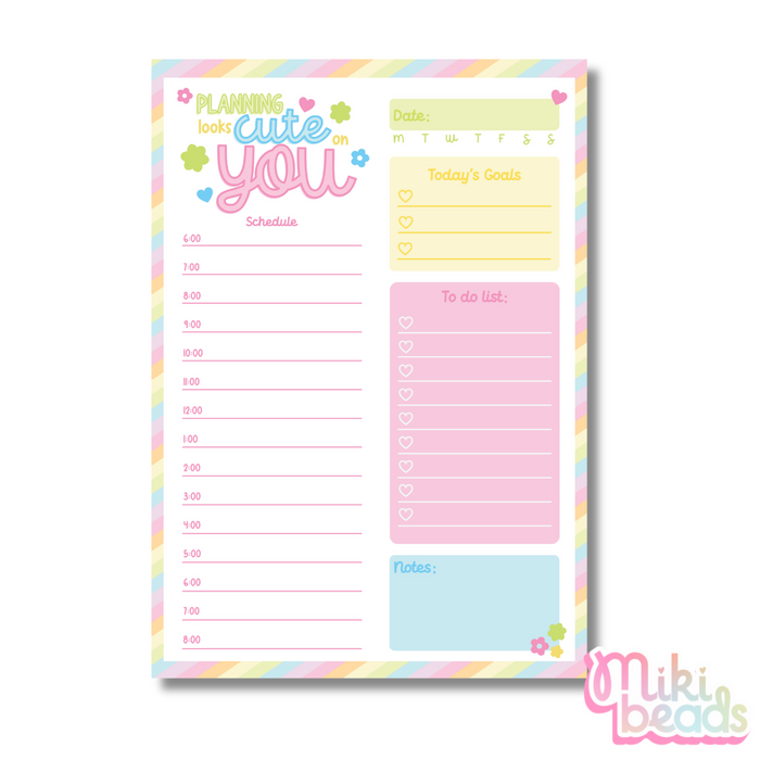 Daily Planner Notepad