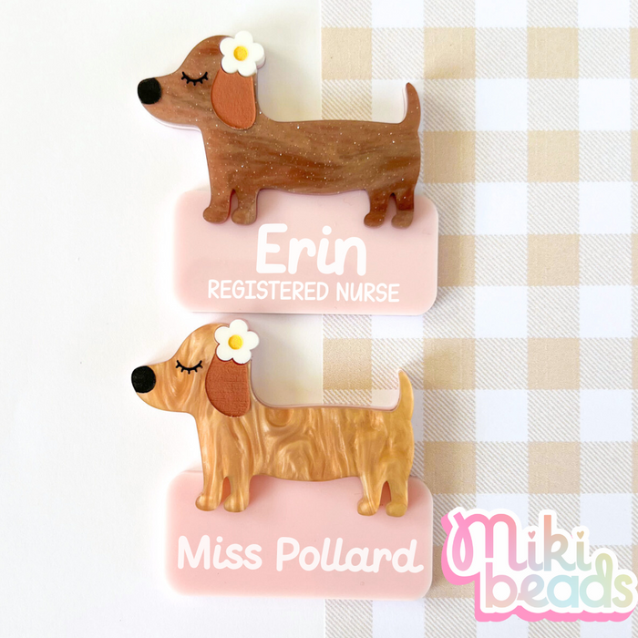 Daisy Dachies Name Badge