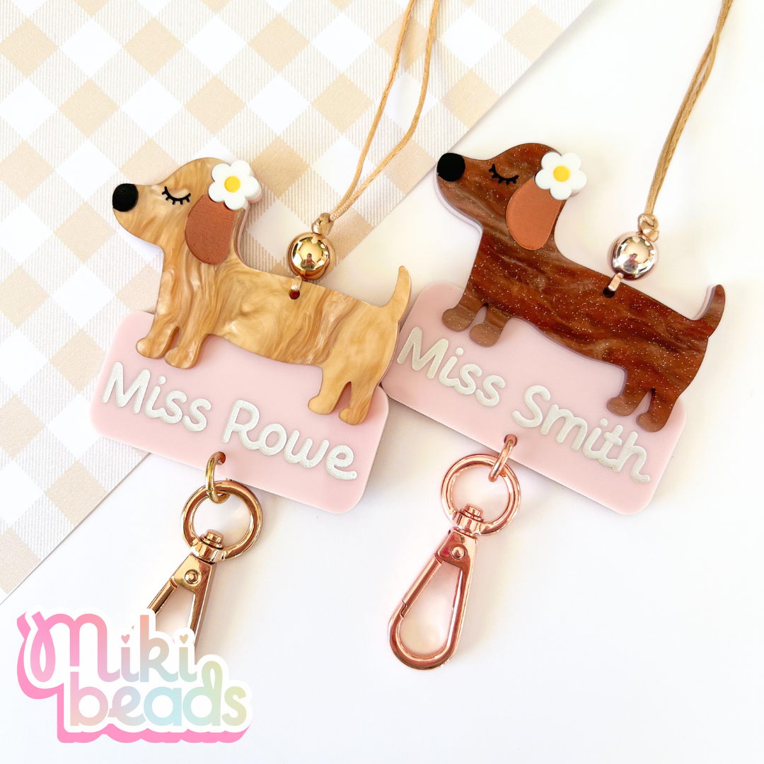 Daisy Dachies Personalised Lanyard