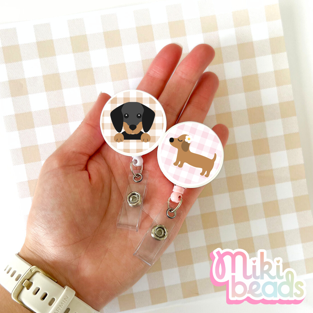 Dachshund Badge Reels